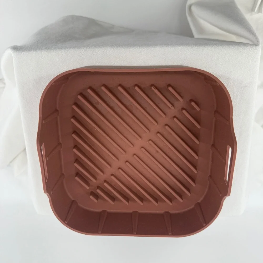 Reusable Silicone Air Fryer Liner Square‎ Baking Pan for Oven and Air Fryer